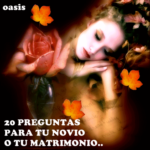20 PREGUNTAS PARA TU NOVIO O TU MATRIMONIO.. | GrupoOASIS
